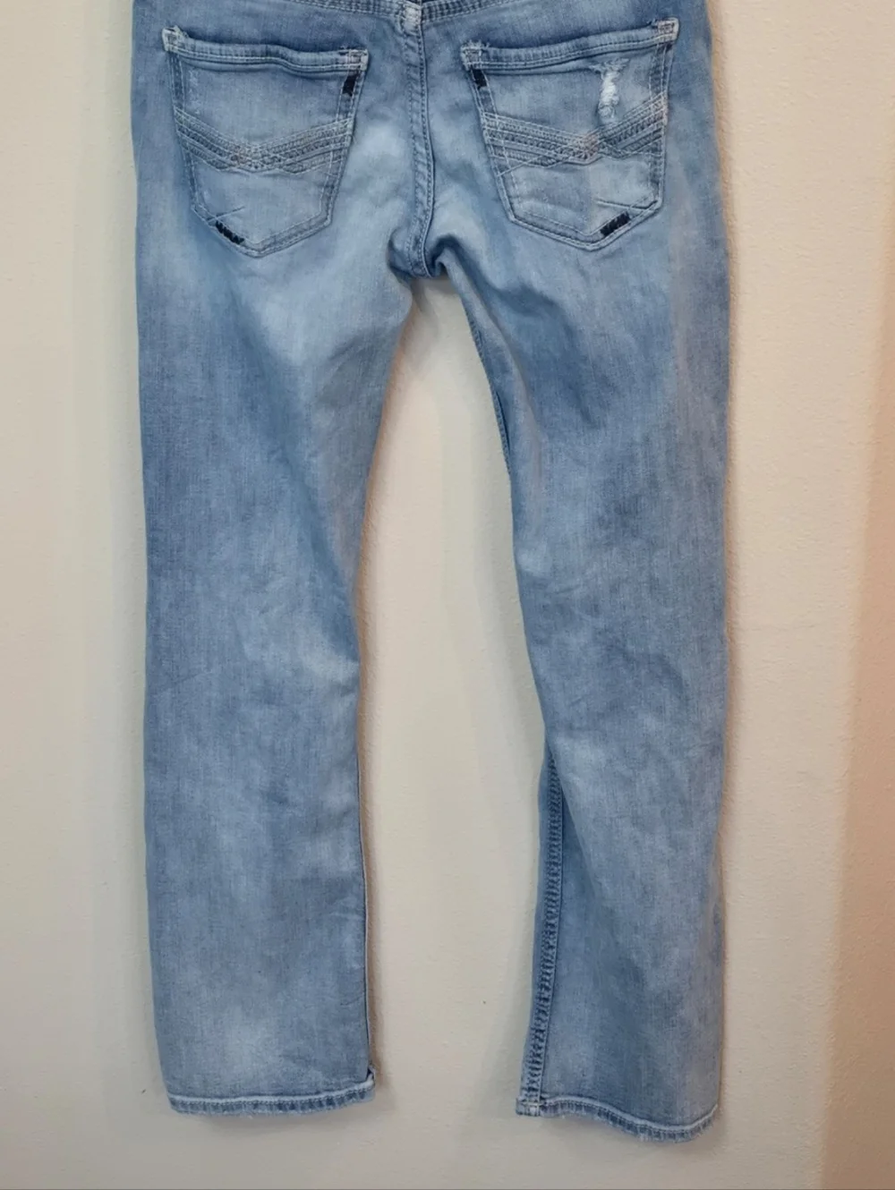 BKE Aiden Distressed Cotton Casual Denim Jeans Mens 30 x 32